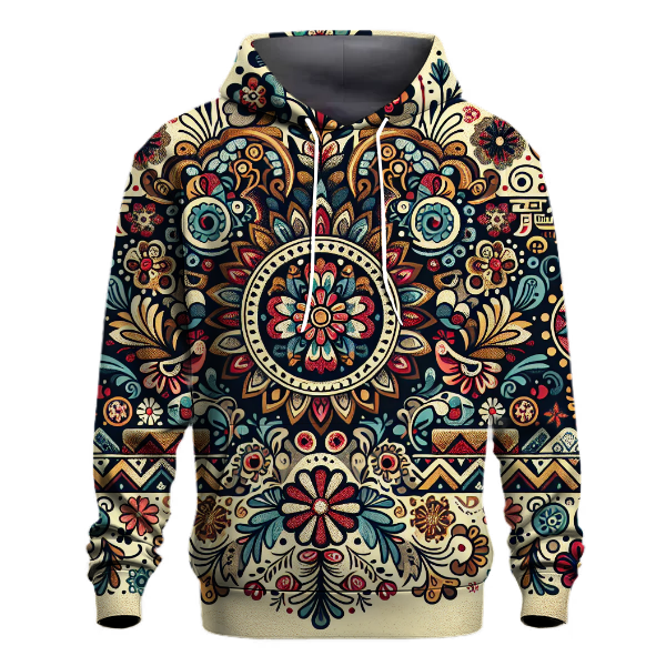 Folk Art Dreamscape Hoodie