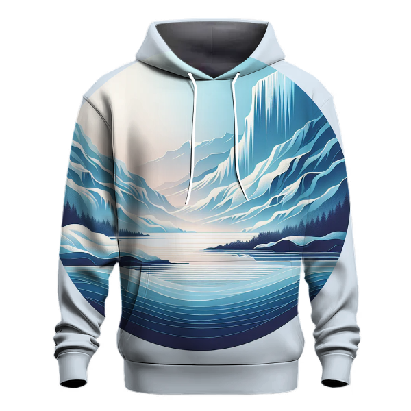 Glacial Ice Blue Hoodie