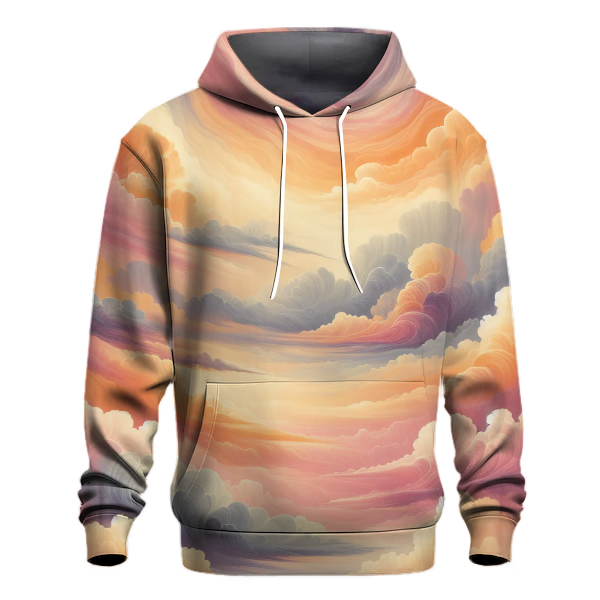 Mellow Sunset Tie-Dye Design Hoodie