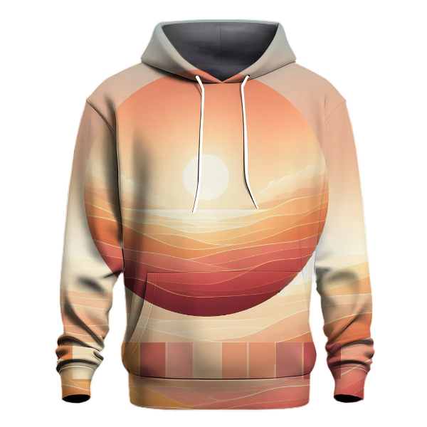 Peach Sunset Dream Hoodie