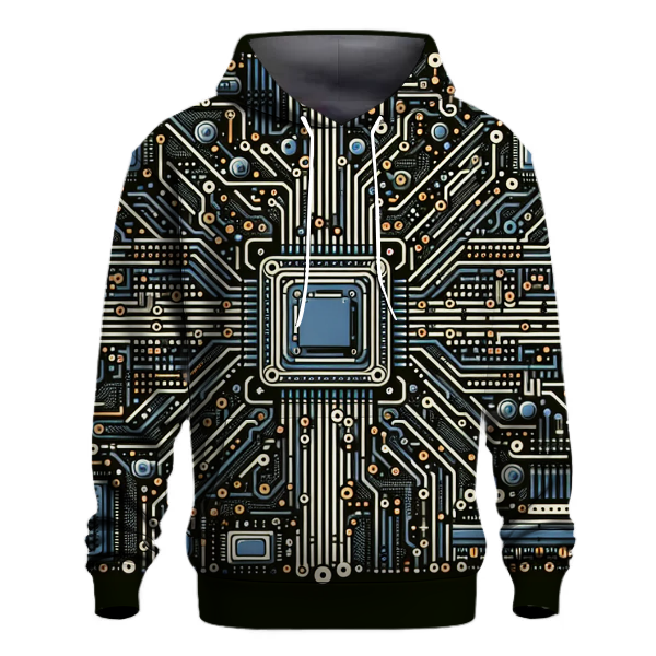 Futuristic Circuitry Vision Hoodie