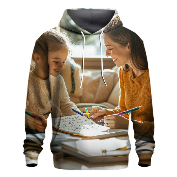 The Power of Words Crafting a Personal Poem Together Hoodie