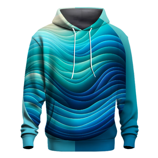 Crystal Ocean Waves Hoodie