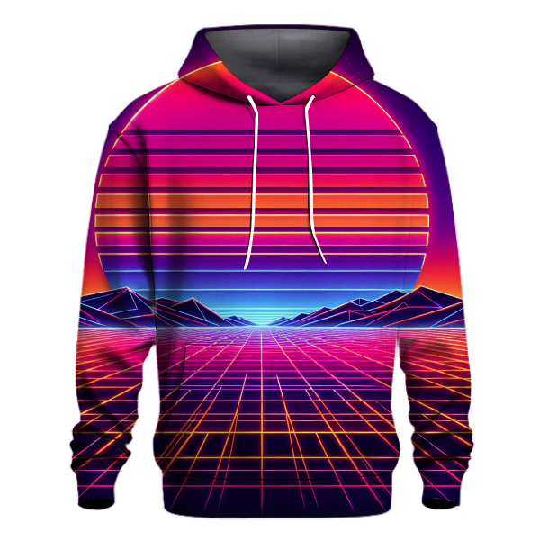Techno Sunset Horizon Hoodie