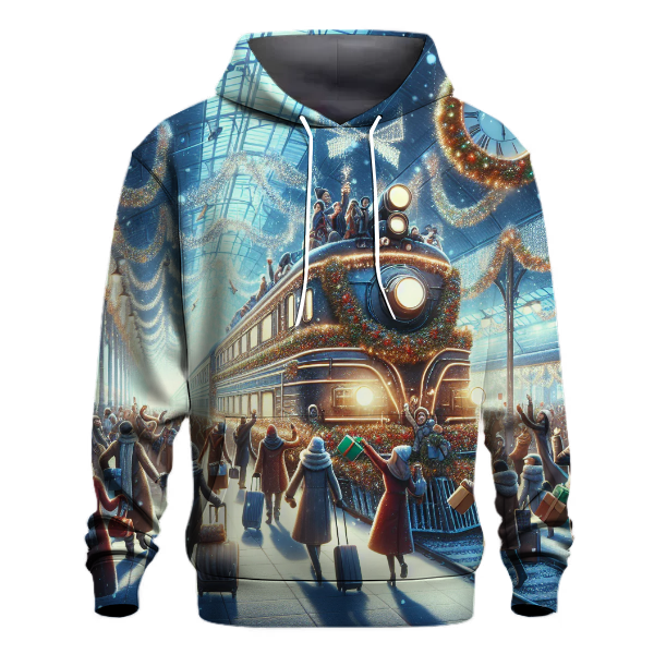 Holiday Train Station Express Hoodie