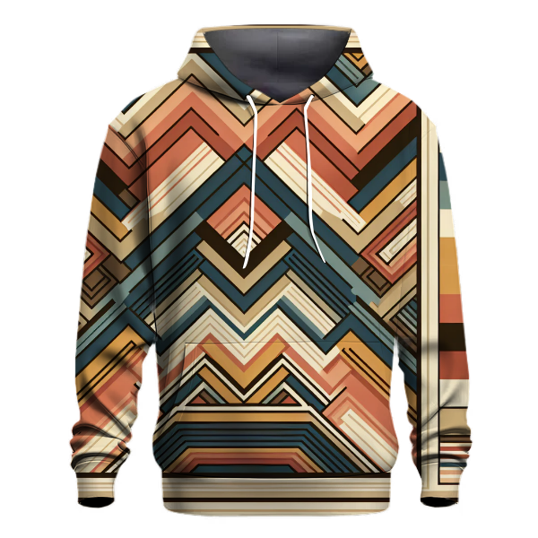Vintage Chevron Revival Hoodie