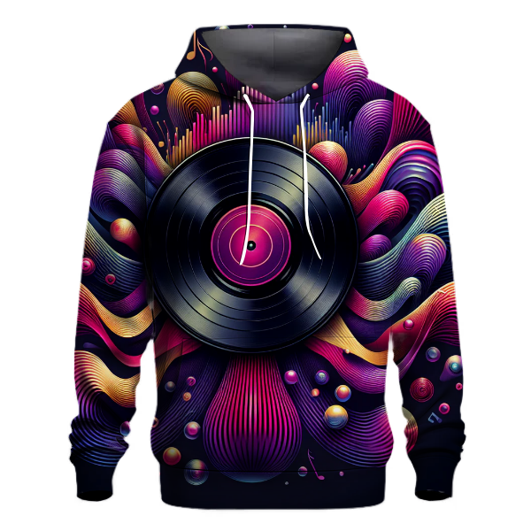 Retro Vinyl Record Hoodie