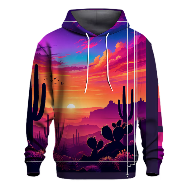 Colorful Desert Sunset Hoodie