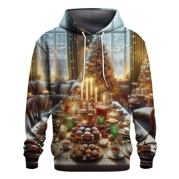 Joyful Christmas Tea Party Hoodie
