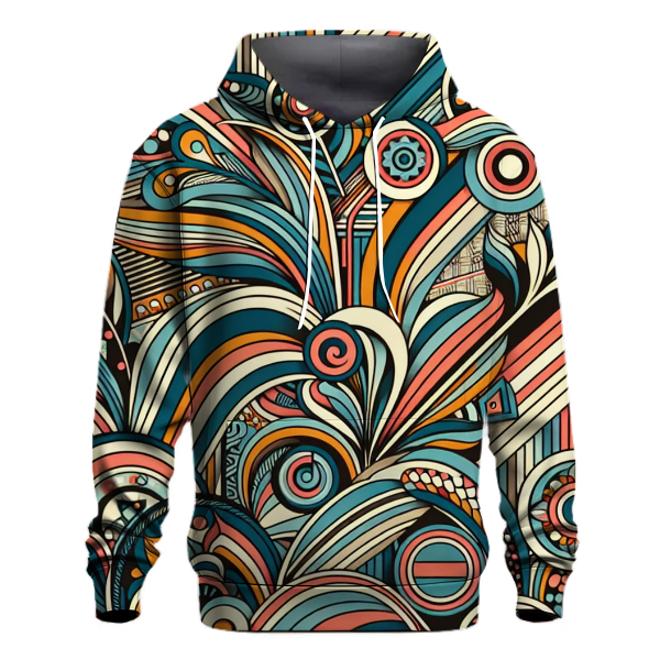 Eclectic Electric Stripes Hoodie