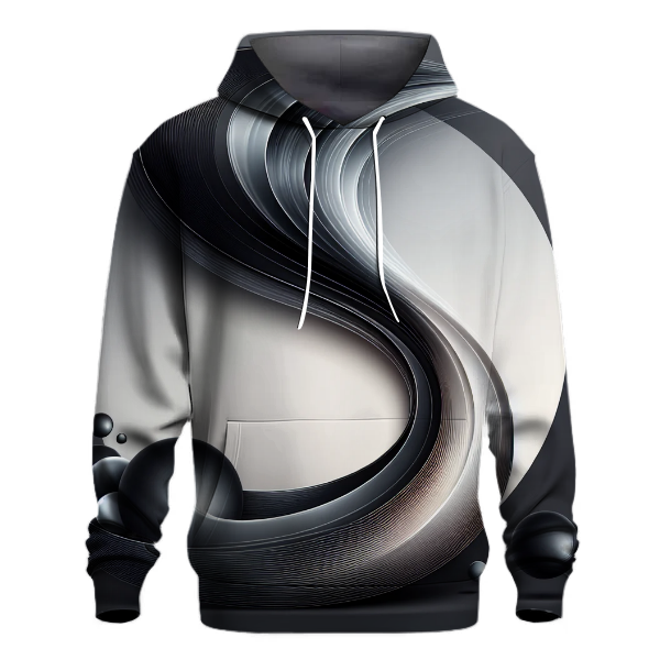 Charcoal Gradient Fade Hoodie