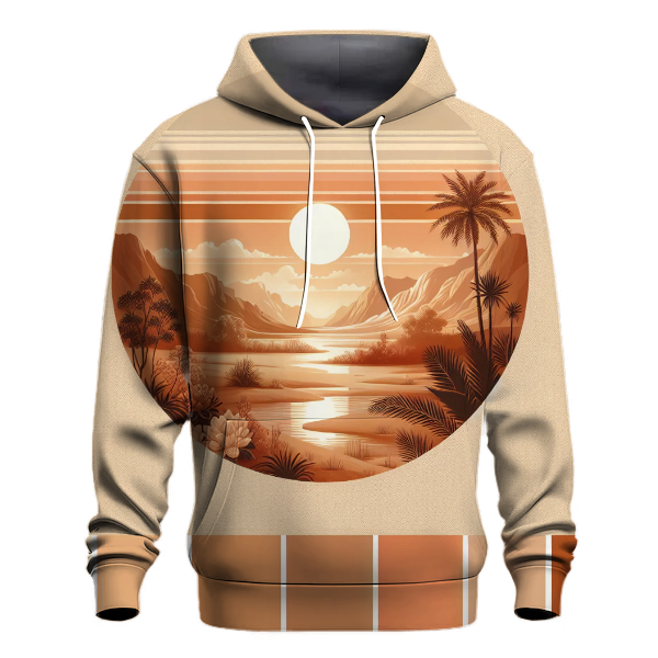 Amber Glow Oasis Hoodie
