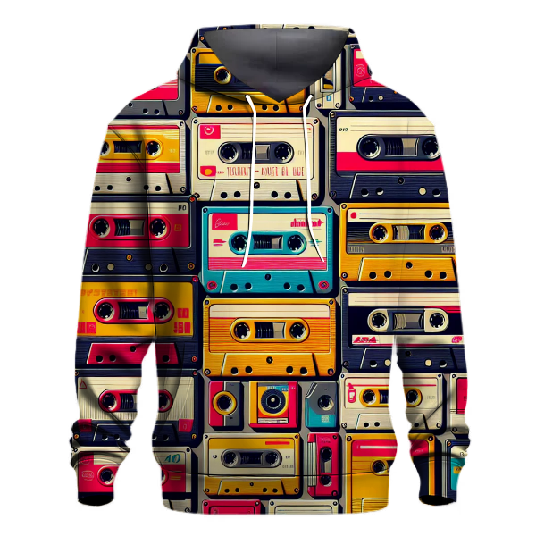 Colorful Cassette Collection Hoodie