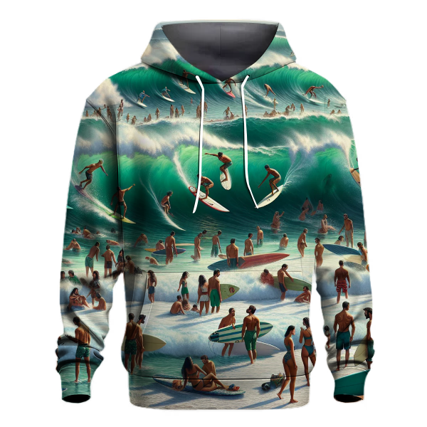 Surfing - Coastal Breeze Hoodie