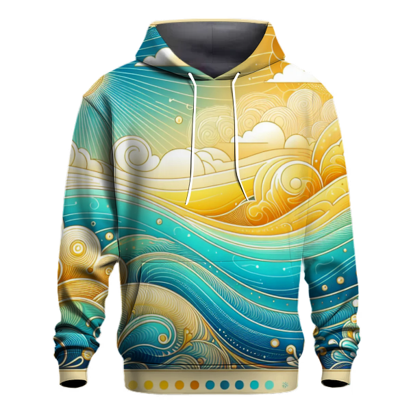 Bright Summer Breeze Gradient Hoodie