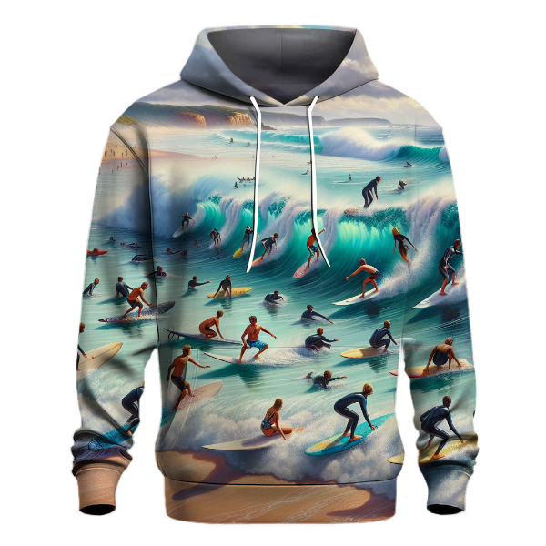 Surfing Beach Break Hoodie