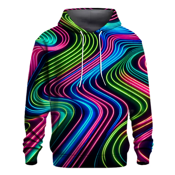 Groovy Neon Spectrum Hoodie
