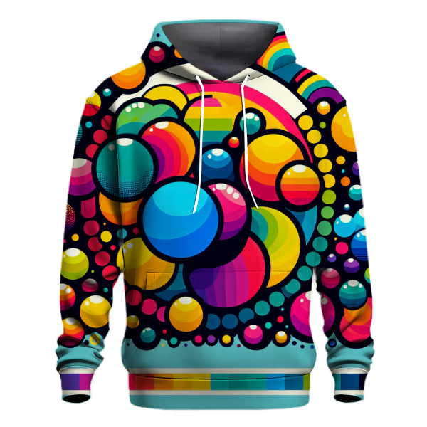 Bright Rainbow Circles Hoodie
