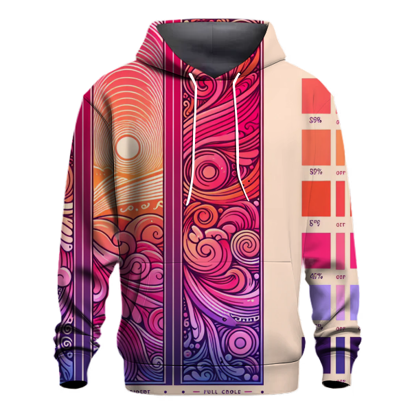 Candy Sunset Swirl Hoodie