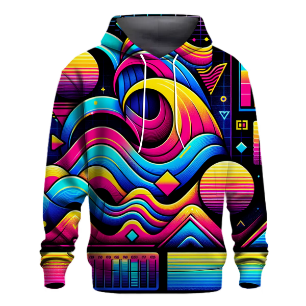 Electro Groove Patterns Hoodie