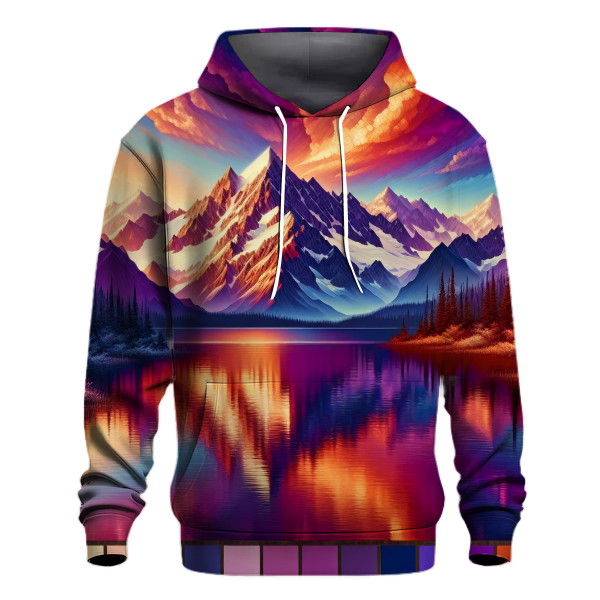 Rustic Mountainscape Hoodie