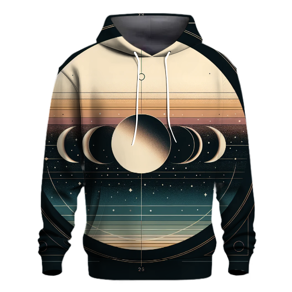 Lunar Phases Gradient Hoodie