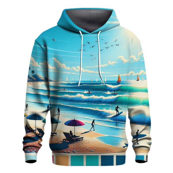 Surf's Up Waves Hoodie