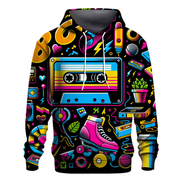 Radical Retro Symbols Hoodie