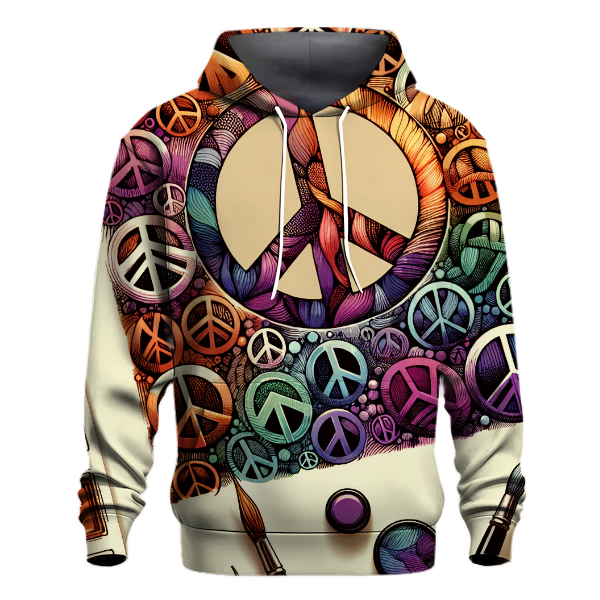 Peace Signs Hoodie
