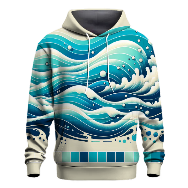 Coastal Wave Rush Hoodie