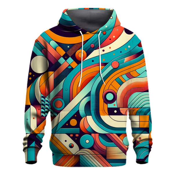 Bold Geometric Funk Hoodie