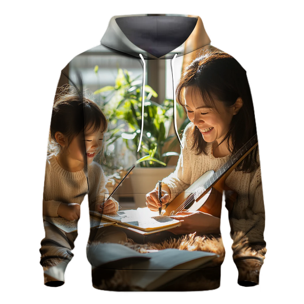 Loving Lyrics Creating a Personalized Song Together Hoodie