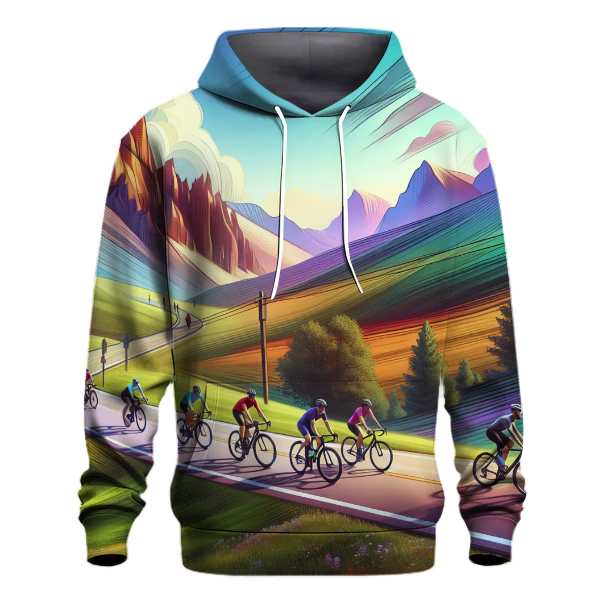 Cycling Across Landscapes Hoodie