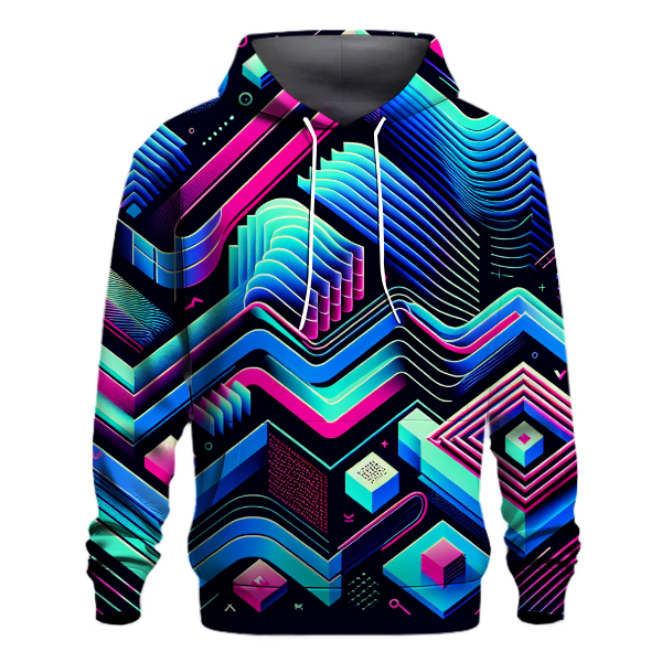 Futuristic Retro Wave Hoodie