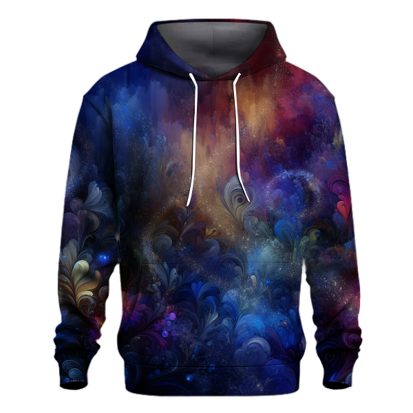 Midnight Garden Tie-dye Design Hoodie
