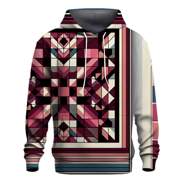 Retro Checkered Delight Hoodie