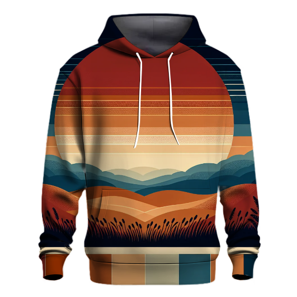 Rustic Horizon Sunset Hoodie