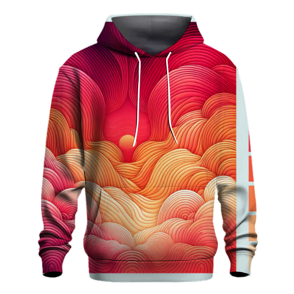 Glowing Sunset Gradient Hoodie