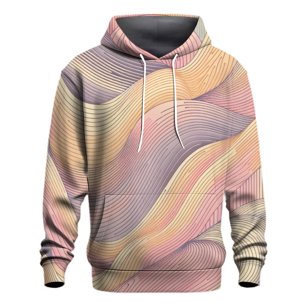 Retro Pastel Waves Hoodie