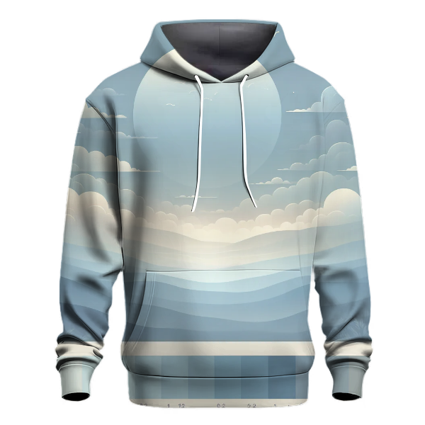 Misty Morning Gradient Design Hoodie