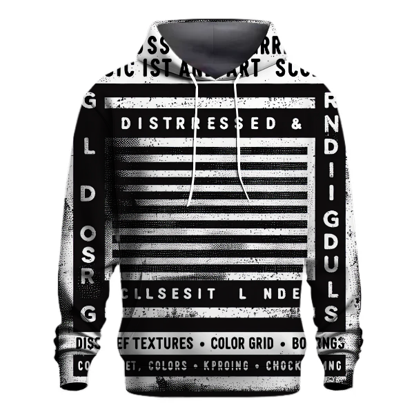 Graphite Grunge Hoodie
