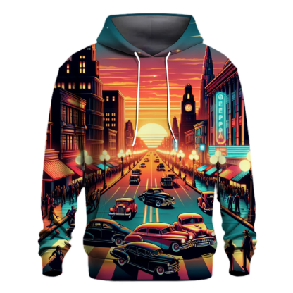 Retro Cityscape Hoodie