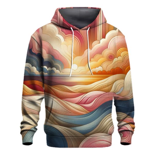 Sunset Blush Tie-Dye Hoodie