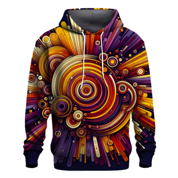 Vintage Color Burst Hoodie