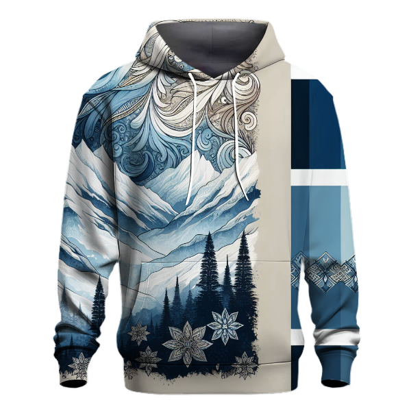 Frozen Peaks Tie-dye Hoodie