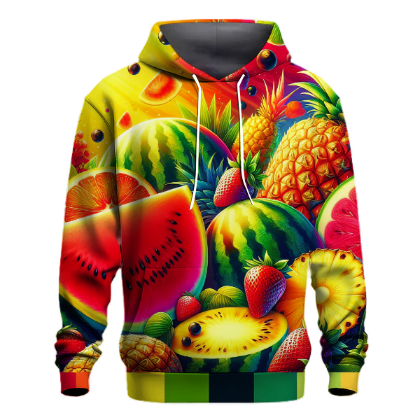 Joyful Summer Fruits Hoodie