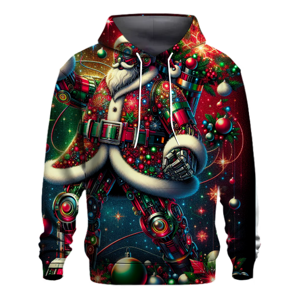 Merry Christmas Robot Hoodie