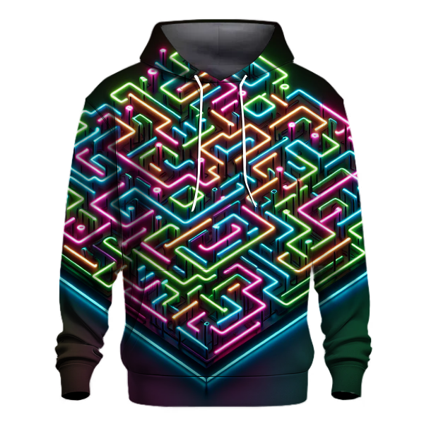 Eccentric Electric Maze Hoodie