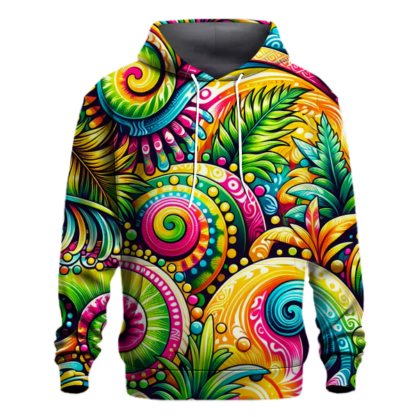 Lively Tropical Fiesta Hoodie
