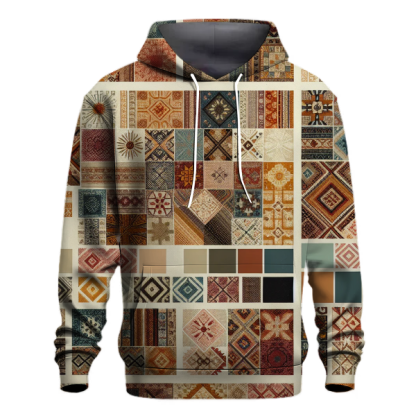 Radiant Boho Patchwork Hoodie